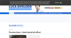 Desktop Screenshot of lucaavoledo.it
